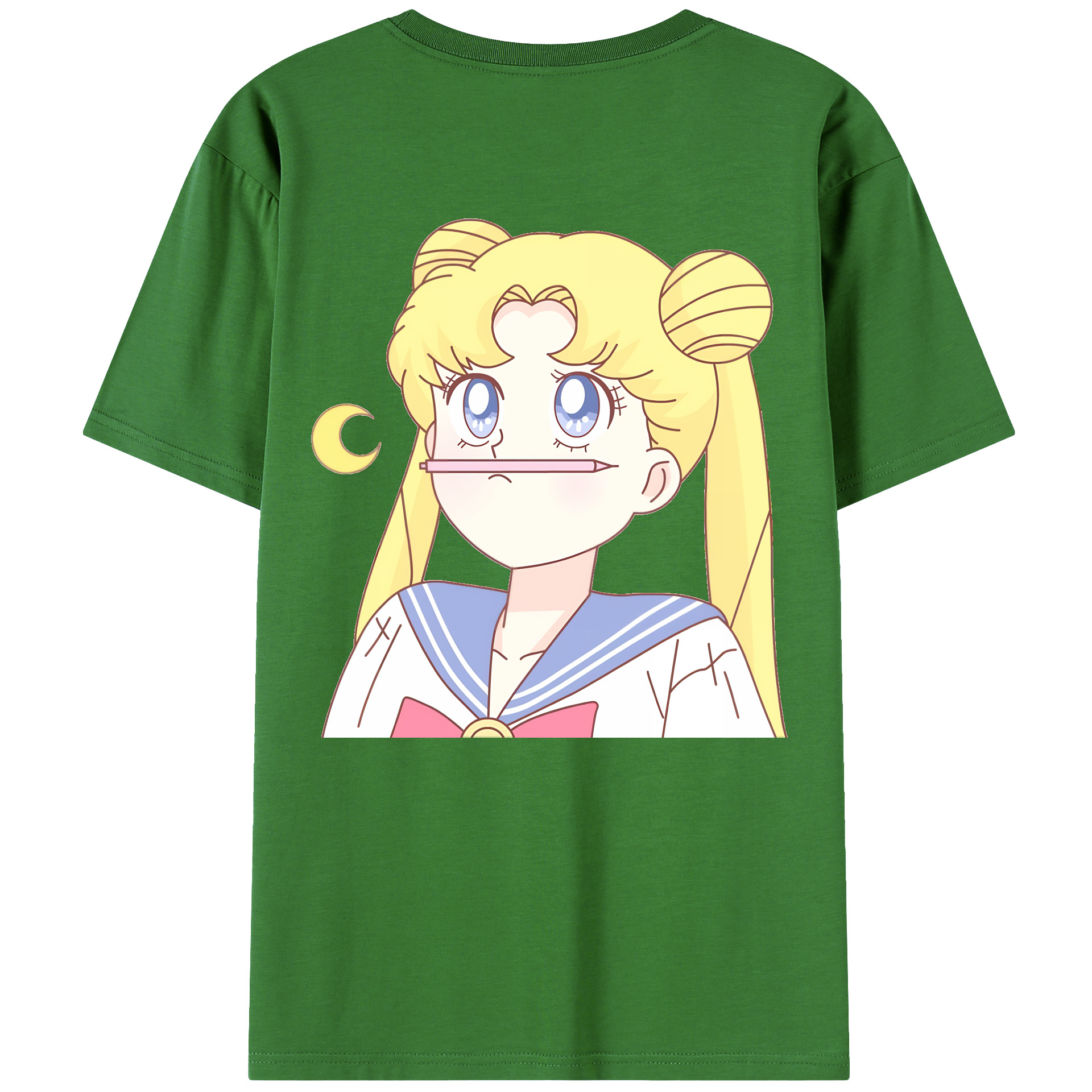 （画像用） 美少女戦士セーラームーン 愛野 美奈子 あいの みなこ Sailor Moon Aino Minako レディース半袖Tシャツ(バックプリント)